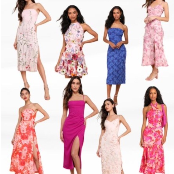 LULUS Mystery Dress Blouse Bodysuit Skirt Sexy Wedding BUNDLE 10-12 PIECES! - Picture 3 of 5